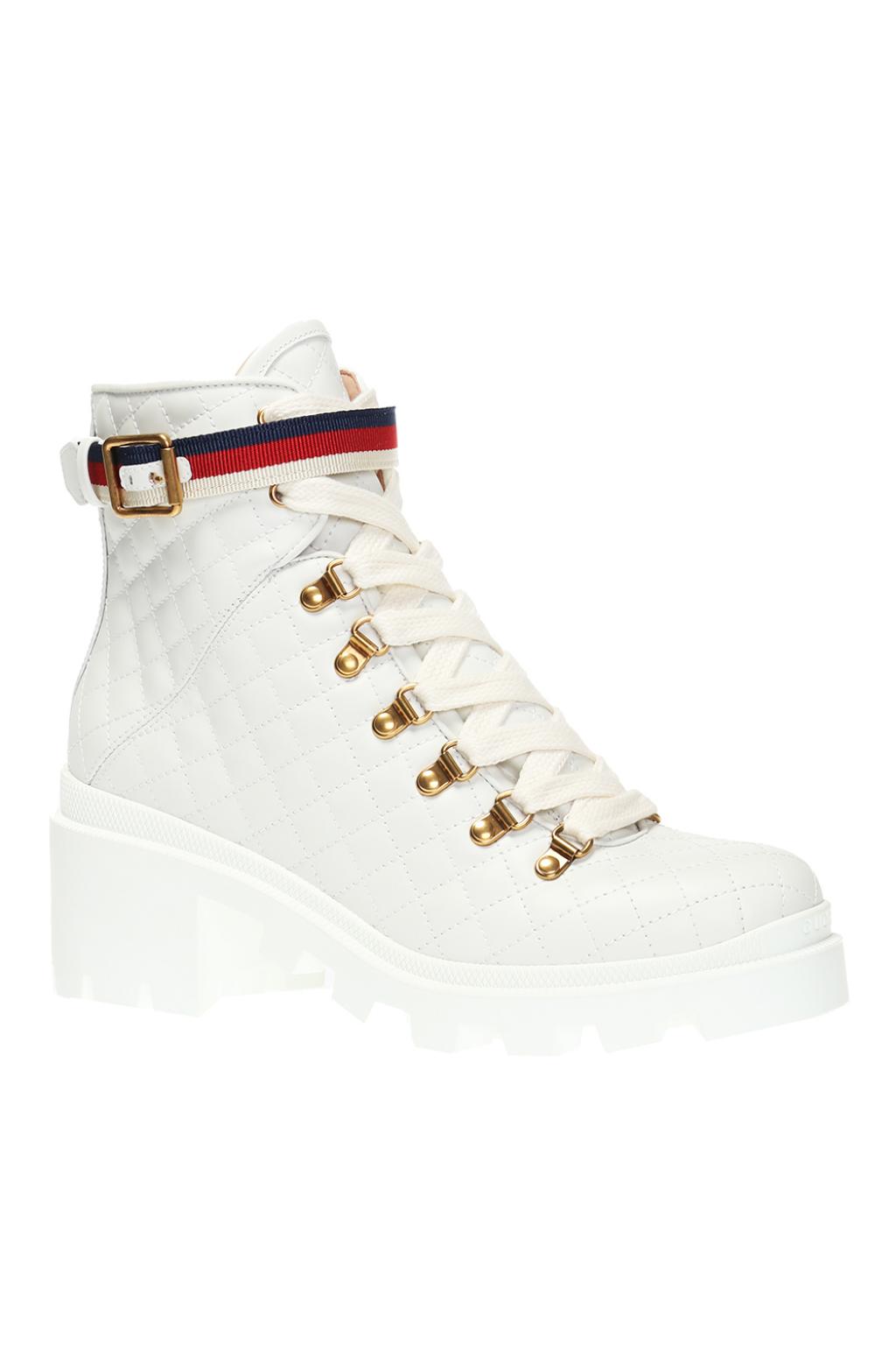 白色高跟靴Gucci - Vitkac 中国